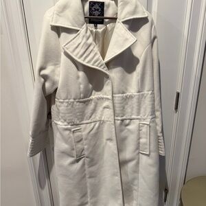 Dollhouse Classic White Trench Coat